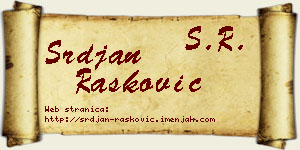 Srđan Rašković vizit kartica